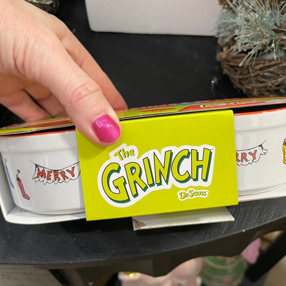 Grinch Christmas Tervis & Cindy Lou Who Ceramic Ramekins Set of 2 NWT